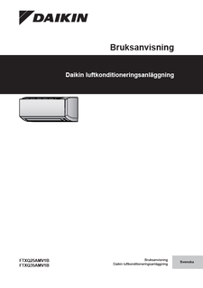 FTXQ-A_Operation manuals_3PSV664536-1A_Swedish download